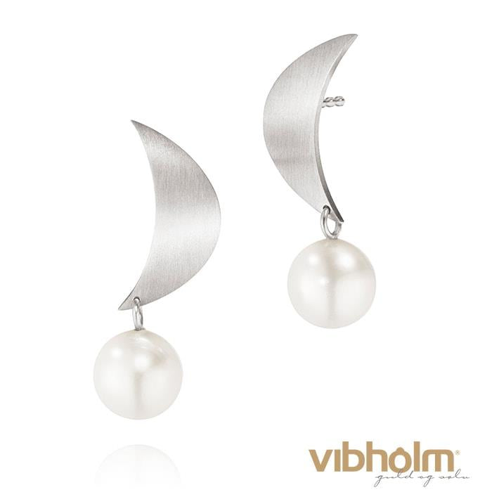 Dulong Fine Jewelry - Luna Ørestikker - sterlingsølv m/ferskvandsperler LUN1_F1107